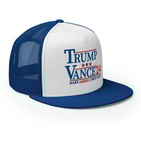 Image 3 of Trump Vance 24 Make America Great Again Trucker Cap