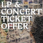 Image of cut price LP + ticket bundle