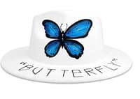 Image 1 of Butterfly Fedora Hat 