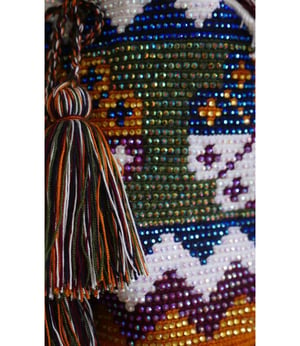 Image of Beaded Wayuu Bag 