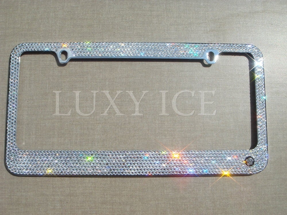 LUXY ICE — License Plate Frame (SOLID COLOR)