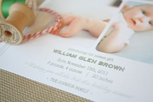 Image of Holiday Photo Card: Biggest Gift (boy)