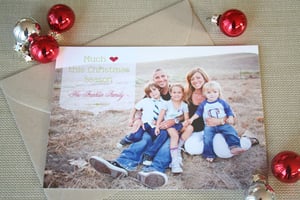 Image of Holiday Photo Card: Much Love