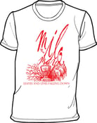 Image of "Leaves & Lives" T-Shirt (White/Red)