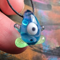 Image 2 of MNIATURE LIL ONE EYED ALIEN PENDANT 14