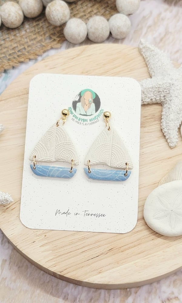 Image of Seaside Sailboat Dangles