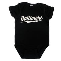 Baltimore Bolt Onesie Black