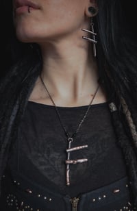 Image 2 of ,,Fehu” rune earring