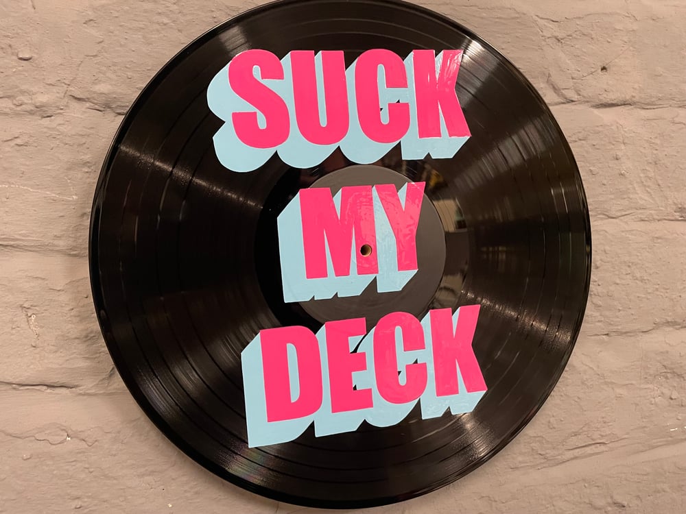 Image of Suck My Deck 12 Inch Vinyl Aqua/Pink
