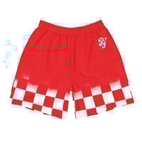 Image 1 of Checkered Shorts (RED) 
