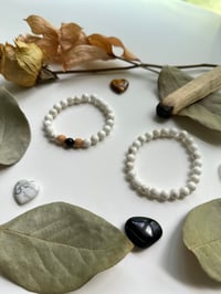 Image 2 of White turquoise bracelet 