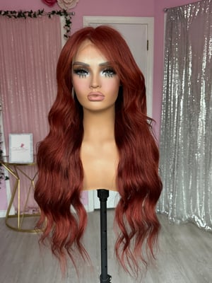 Image of human hair auburn (ready to ship) 