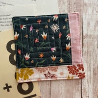 Image 2 of “Garden Party” Scrappy Quilted Coaster