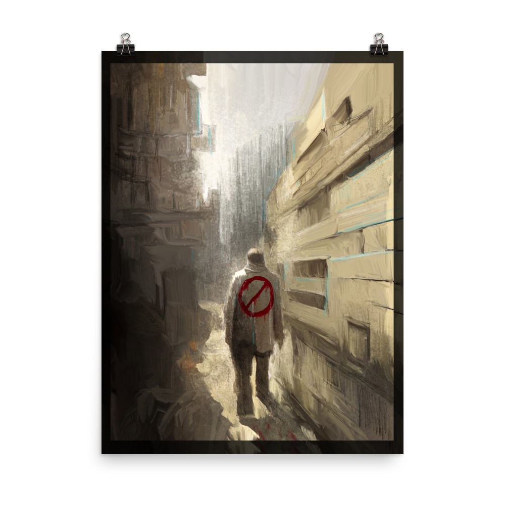 Ltd edition print - The city of null