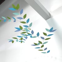 Image 1 of Cloudbusting | Stylized Leaf Mobile