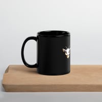 Image 2 of 11 oz Black Logo Mug