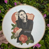 Image 2 of Bastidor collage bordado Clarice Lispector 