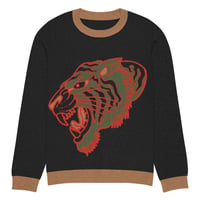 Image 14 of Tiger Knitted crew neck sweater