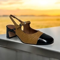 Image 2 of ANGEL ALARCON MARION BLACK/RAFFIA