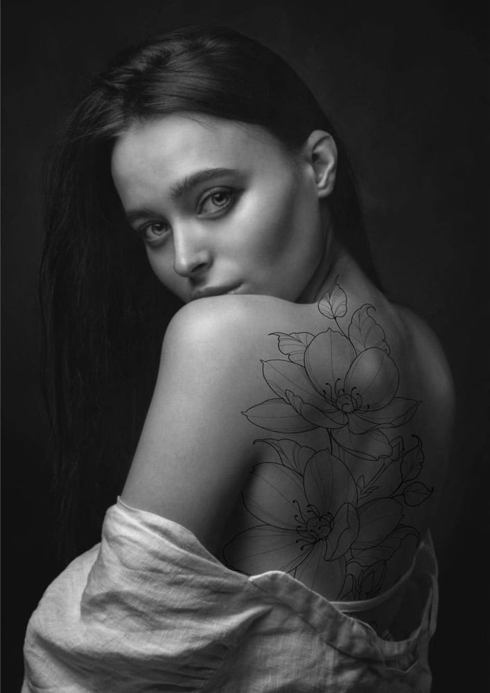 Image of Gravure florale