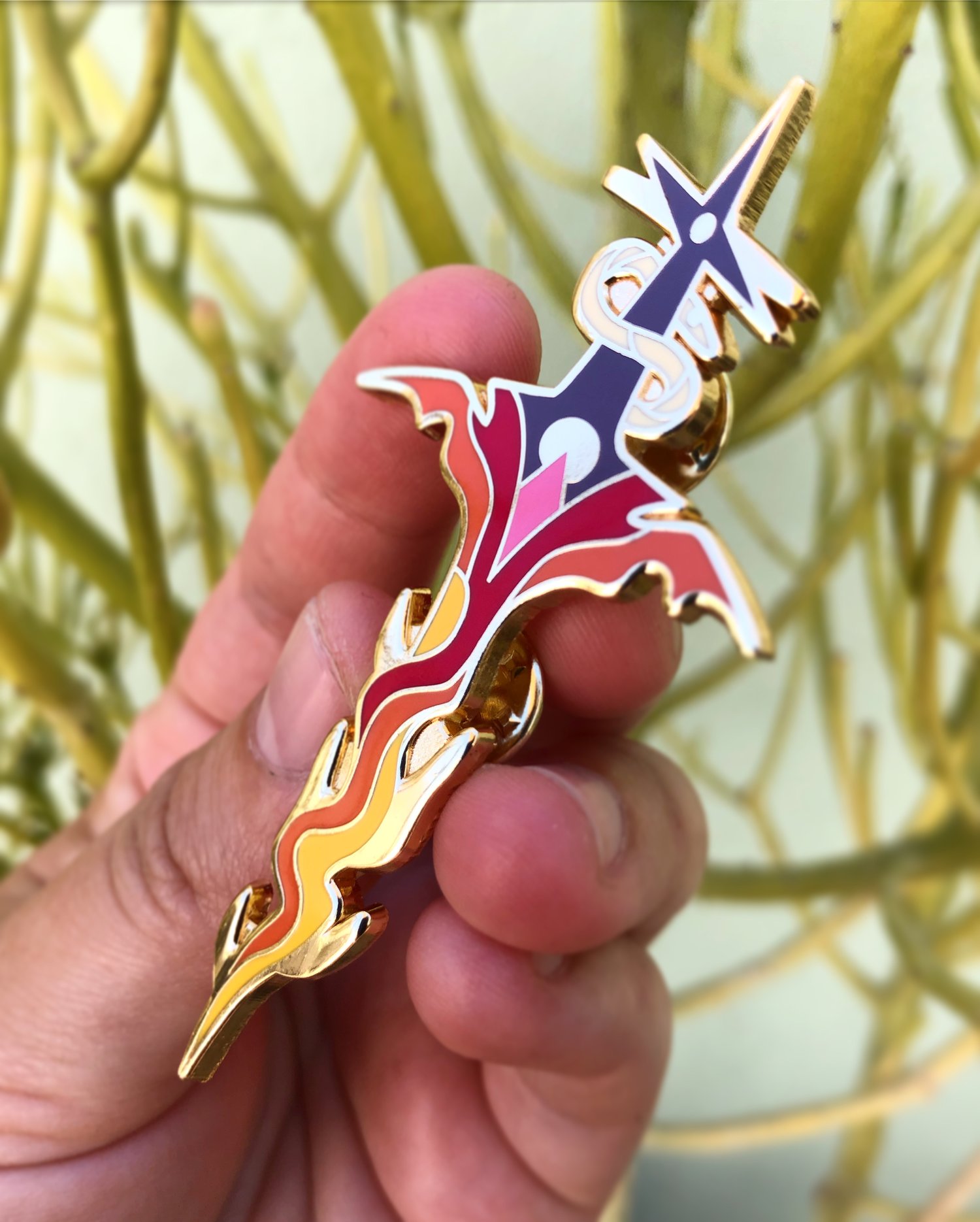 Dragon Sword ~ Large Pin