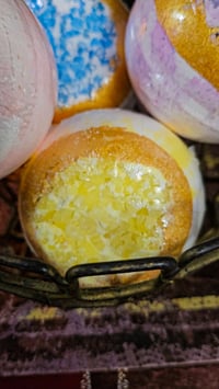 Image 3 of 👑The Armored Kingdom Crown Jewel Crystal Quartz Bath Bomb Fizzers