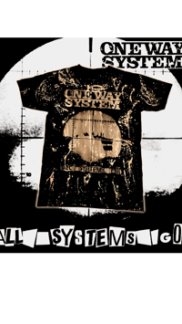 All Systems Go bleached tee