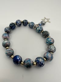 Image 4 of Blue Christmas bracelet 