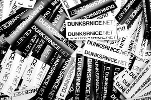 Image of Dunksrnice Two For One Stickers