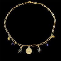 Gold Ornate Star Necklace 