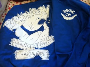 Image of Pushing On long sleeve tee Royal Blue