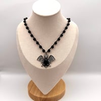 Image 2 of Black Onyx Bat Necklace