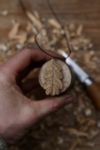 Image 3 of Oak leaf pendant 