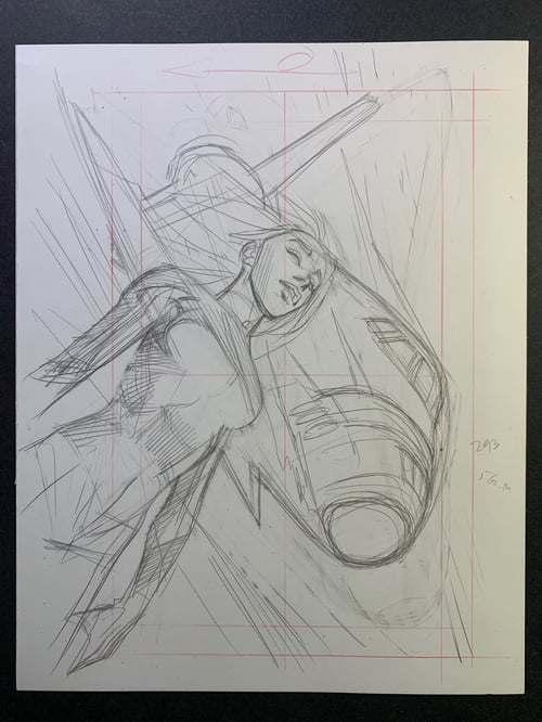 Image of JEAN GREY #2 :: pg01 original art