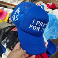 Image 2 of "I Prayed For This" Trucker Cap - Blue