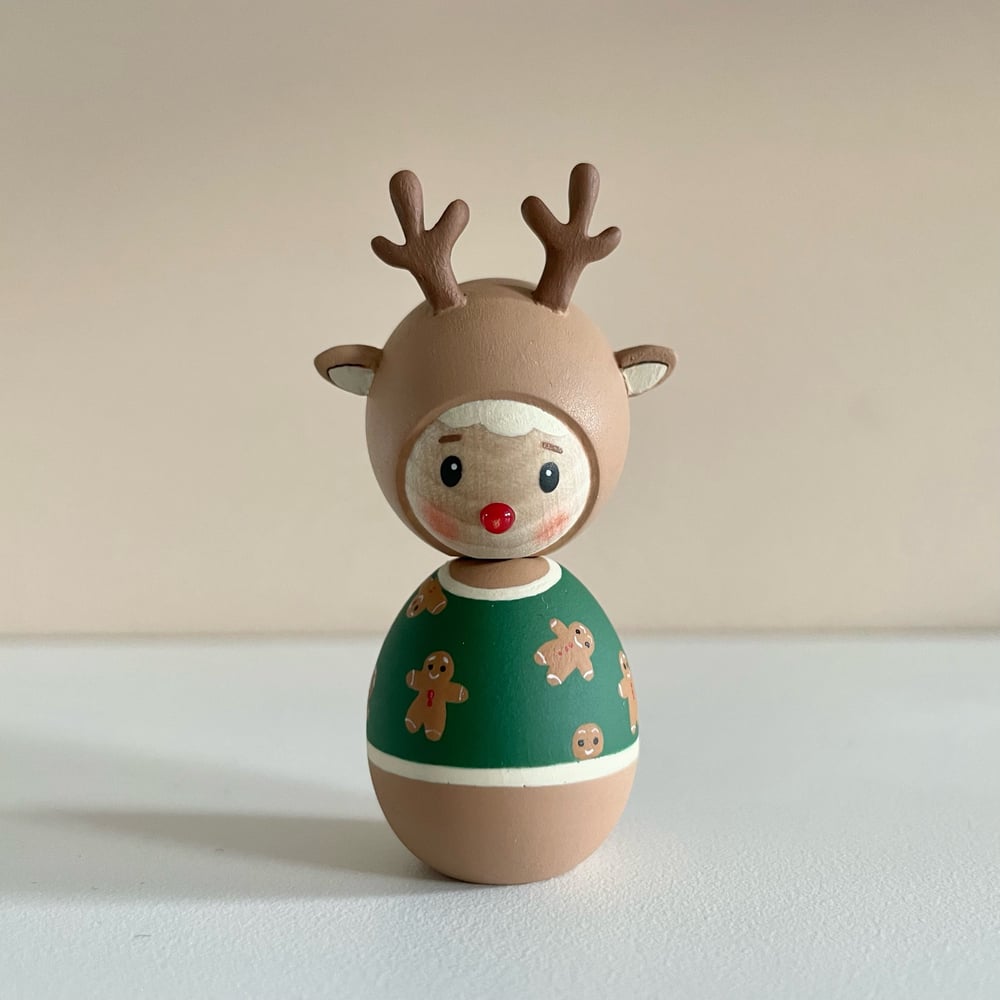 Image of Dorimu Reindeer with Gigerbread men Sweater