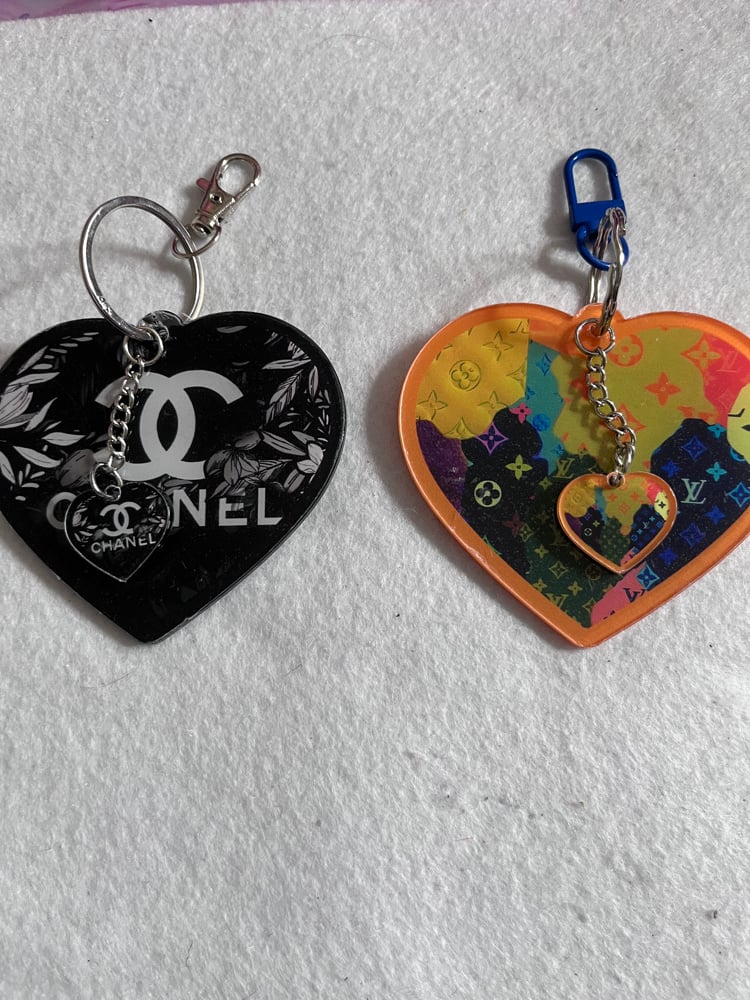 Image of LV & Chanel keychains 