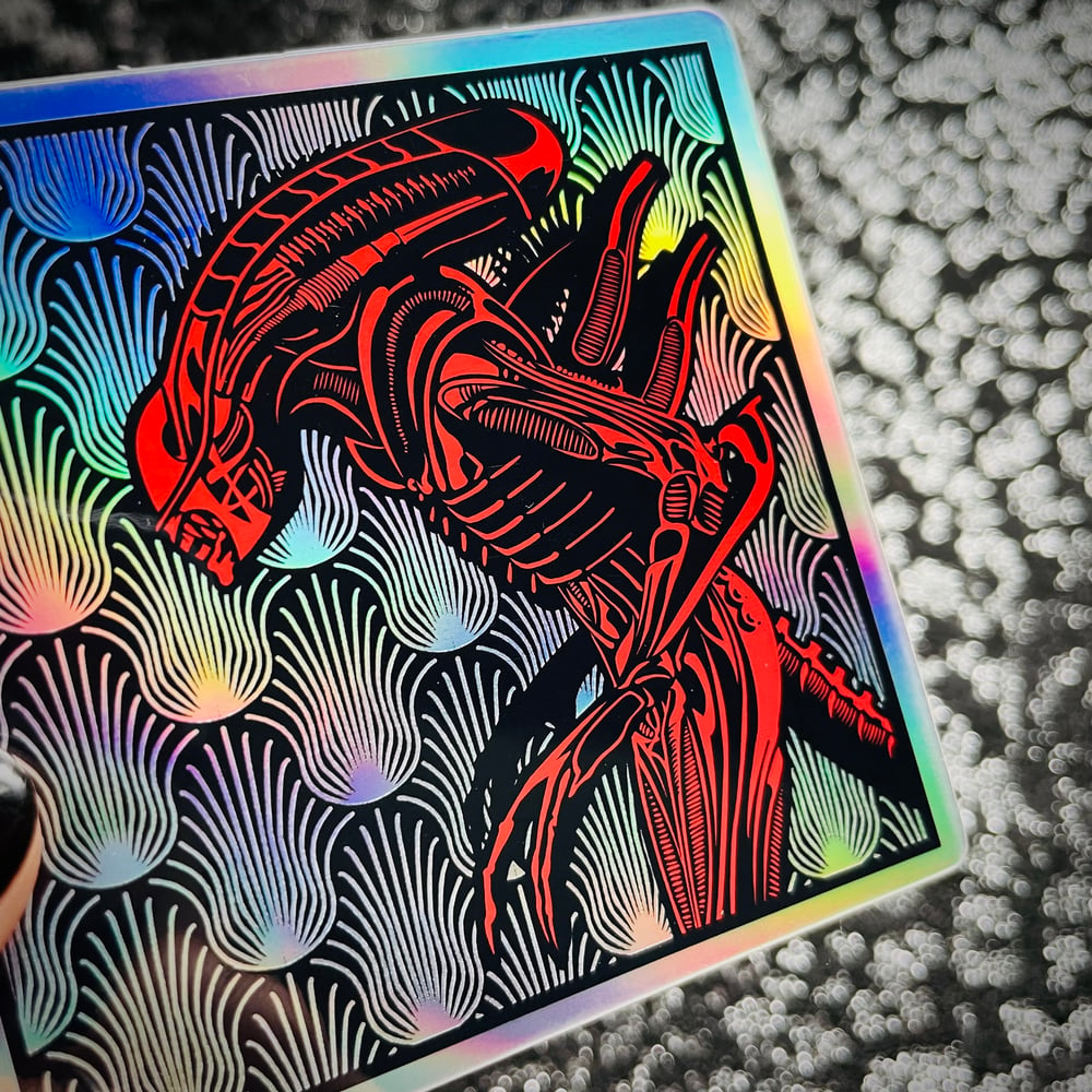 XENOMORPH Holographic Sticker 2