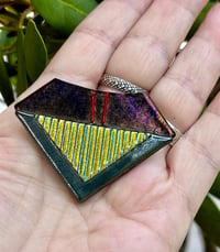 Image 1 of Fused Glass Brooch 