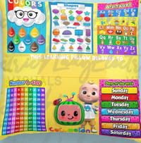 Image 1 of Cocomelon Learning pillow 