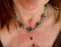 Image 11 of Jesus Vega heart set ( necklace/ earrings) 