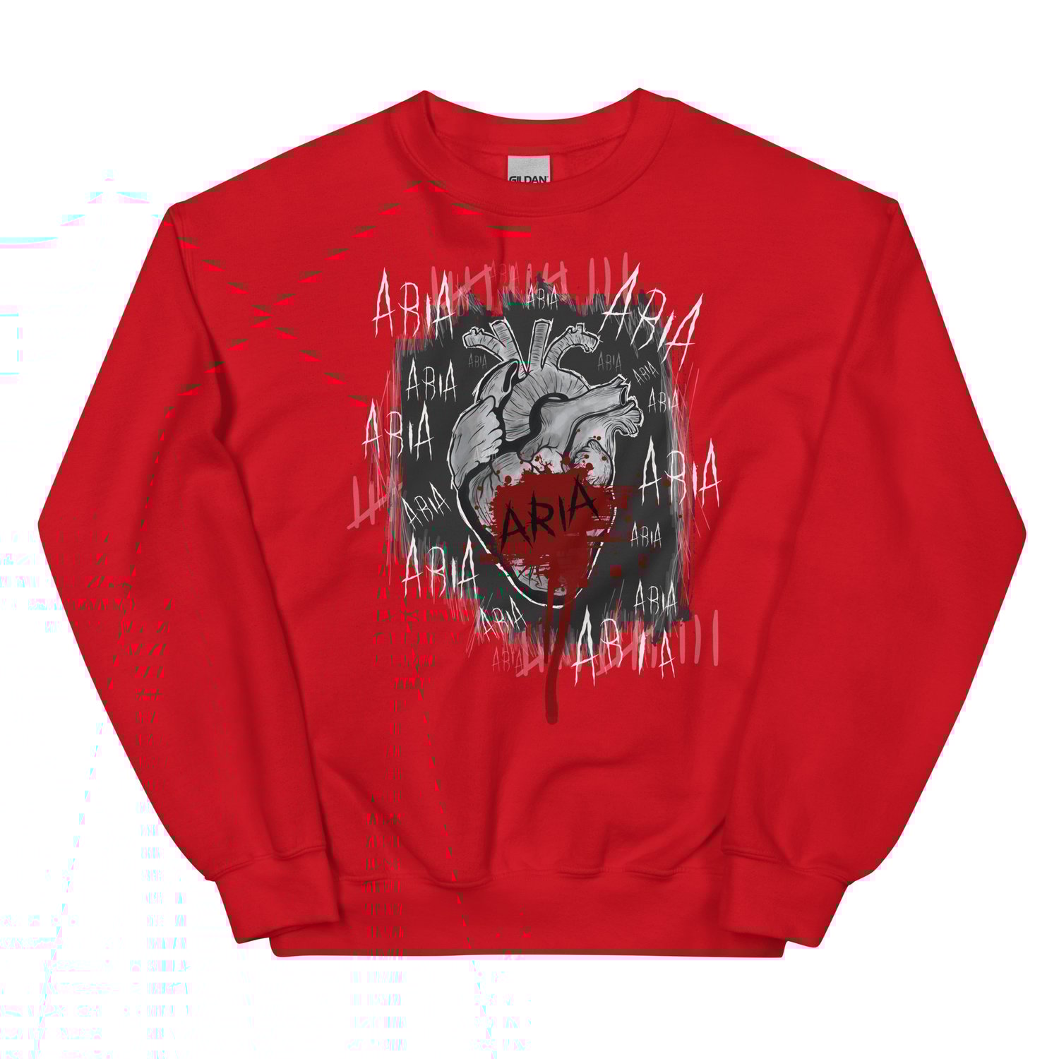 Image of Officially licensed Leigh Rivers psychotic obsession Aria heart Unisex Sweatshirt