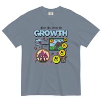 Image 1 of "Growth" Unisex garment-dyed heavyweight t-shirt