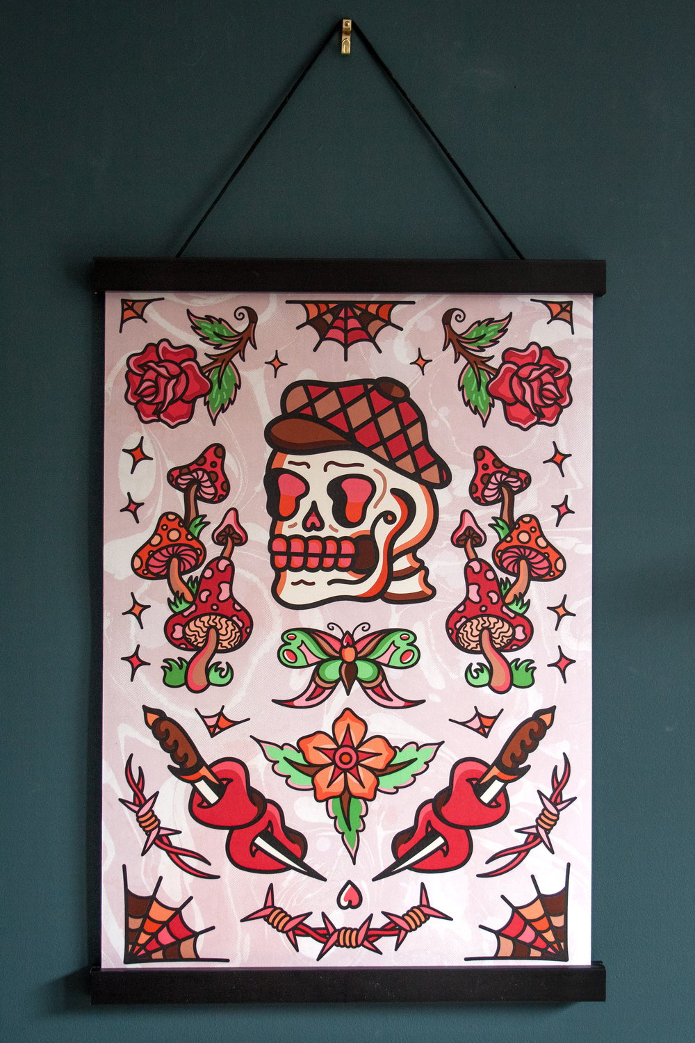 Image of From Dust Grows Dust Skull Flash A3 Print