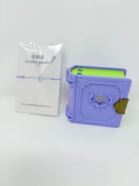 Image 1 of Ensemble bracelet et Polly Pocket Mini livre violet pays merveilleux rare
