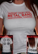 Image of White GUYS  & GIRLS  JAR Support' T-shirt 