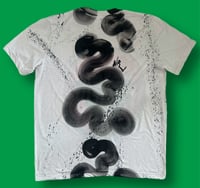 Image 3 of NR ART APPAREL “WATCH YOUR MOUTH” HAND PAINTED T-SHIRT LARGE