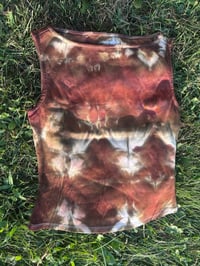 Image 1 of rattlesnake geode ice dyed crop tank (S)
