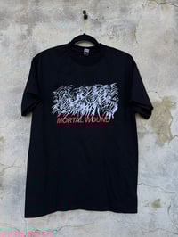 Image 1 of black and red shirt 
