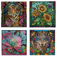 Image 2 of Stained Glass Treasures Mini Diamond Painting Kit by StainedGlassShop